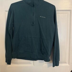 Columbia Women’s Teal 3/4 Zip-Up Long Sleeve Size Small